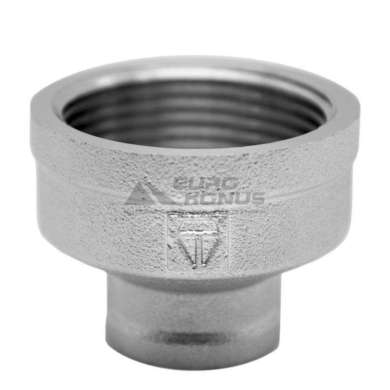 HLV Муфта переходная резьбовая никелированная 1/2"х3/4"
