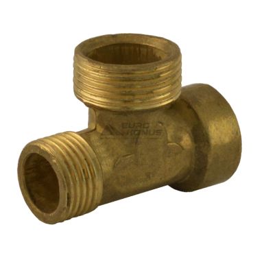 БЕРЕЗАН Тройник 1/2"Н. 3/4"Н. 1/2"В. (671Б)