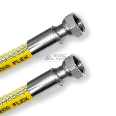 ECO-FLEX Сильфонная подводка ГАЗ/ЕВРО внутренняя/внутренняя резьба 1/2" (200 см) GE1FF200