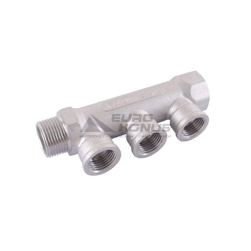 HLV Коллектор внутренняя резьба 3/4"х1/2"х3