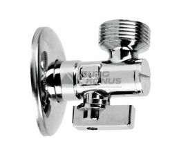 GENEBRE Кран шаровой угловой с фильтром 1/2"x3/4" (3095 05)