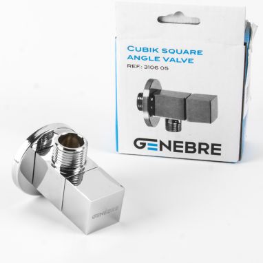 GENEBRE Кран вентильный угловой 1/2"x3/8" Kenjo Angle38 (3106 04)