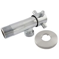 SANLUX TERMO Кран угловой ST-301 1/2"х1/2" chrom