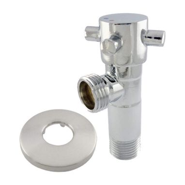 SANLUX TERMO Кран угловой ST-301 1/2"х1/2" chrom