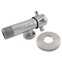 SANLUX TERMO Кран угловой ST-301 1/2"х3/4" chrom