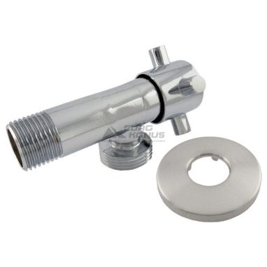 SANLUX TERMO Кран угловой ST-301 1/2"х3/4" chrom