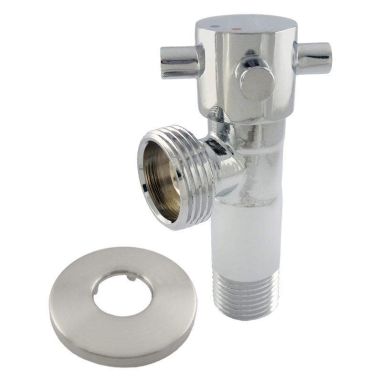SANLUX TERMO Кран угловой ST-301 1/2"х3/4" chrom
