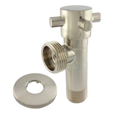 SANLUX TERMO Кран угловой ST-301 1/2"х3/4" satin