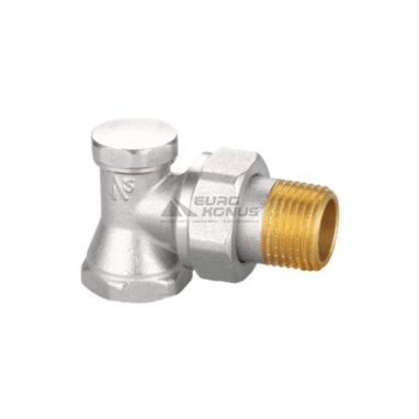 HLV Кран радиаторный угловой 3/4" п/ключ