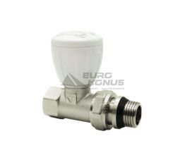 HLV Кран радиаторный ручной прямой 1/2" (с антипротечкой)
