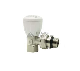 HLV Кран радиаторный ручной угловой 1/2" (с антипротечкой)