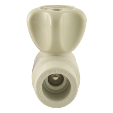 KALDE Кран радиаторный прямой с наружной резьбой полипропиленовый 25*x3/4"