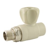 KALDE Кран радиаторный прямой с наружной резьбой полипропиленовый 20*x1/2"