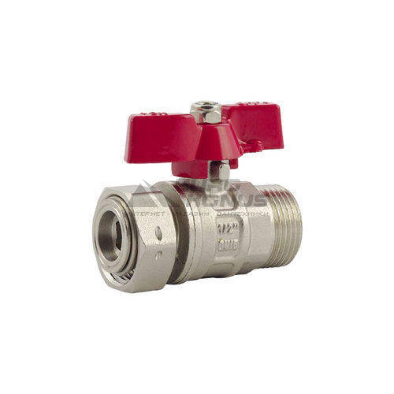 FADO Кран шаровой с накидной гайкой прямой PN30 1/2" (KG01)