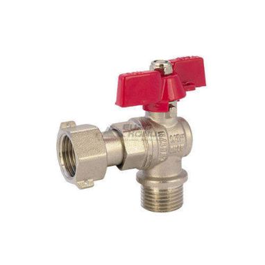 FADO Кран шаровой с накидной гайкой угловой PN30 1/2" (KG11)