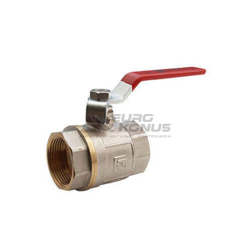 FADO Кран шаровой внутренняя/внутренняя резьба с ручкой NEW PN40 1/2" (KBR1)
