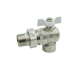 HLV Кран американка 3/4" OPTIMA угловой (с антипротечкой) б.б.