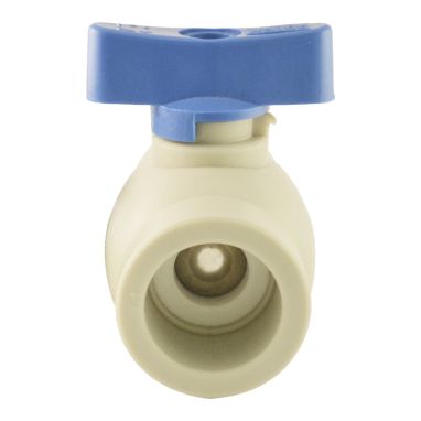 KALDE Кран шаровой для холодной воды mini blue полипропиленовый 20*
