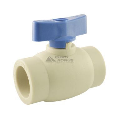 KALDE Кран шаровой для холодной воды mini blue полипропиленовый 20*