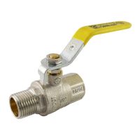 SANLUX TERMO Кран шаровой наружная/внутренняя резьба с ручкой GAS 1 1/4"