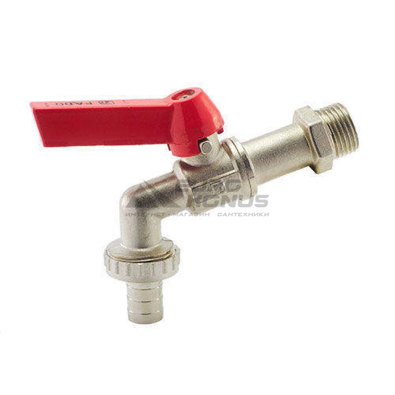FADO Кран шаровой водоразборный со штуцером 1/2" (PK01)