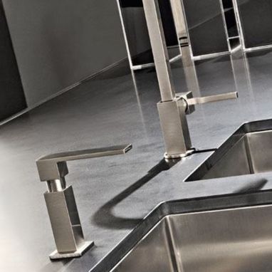GESSI Дозатор моющих средств Rettangolo Cucina нержавеющая сталь (29653-149)