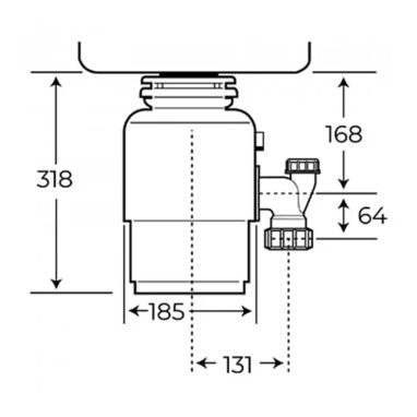 TEKA Измельчитель пищевых отходов TR 750 (115890014)