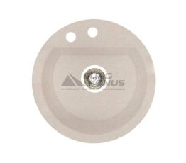 ALVEUS Мойка врезная для кухни Cubo 10-A21 M без крыла cappuccino-metalic (1054638)