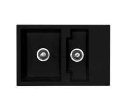 ALVEUS Мойка врезная для кухни Cubo 40-A91 оборотная carbon (1054728)