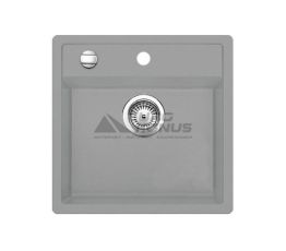 ALVEUS Мойка врезная для кухни Formic 20 G04M без крыла steell (1103762)