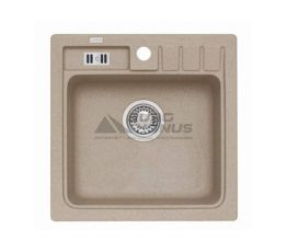 ALVEUS Мойка врезная для кухни Niagara 20-G55 без крыла beige (1089483)