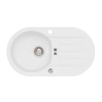 ALVEUS Мойка врезная для кухни Niagara 40-G11 оборотная white (1100837)
