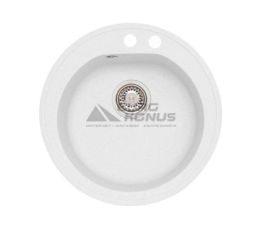 ALVEUS Мойка врезная для кухни Niagara 10-G11 без крыла white (1100884)