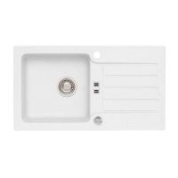 ALVEUS Мойка врезная для кухни Niagara 30-G11 оборотная white (1100886)