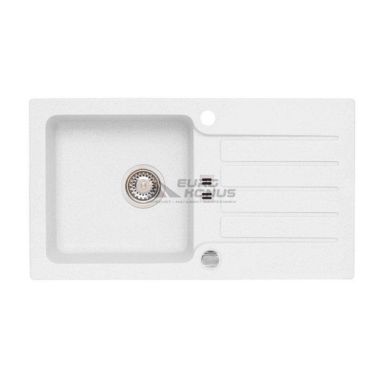 ALVEUS Мойка врезная для кухни Niagara 30-G11 оборотная white (1100886)