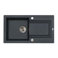 ALVEUS Мойка врезная для кухни R&R Falcon 30-G91 P-U оборотная carbon (1090979)