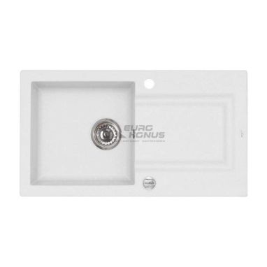 ALVEUS Мойка врезная для кухни R&R Falcon 30-G11 оборотная white (1100881)