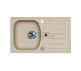 ALVEUS Мойка врезная для кухни R&R Record 30-G55 P-U оборотная beige (1090980)