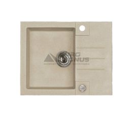 ALVEUS Мойка врезная для кухни R&R Rock 30-G55 P-U оборотная beige (1090950)