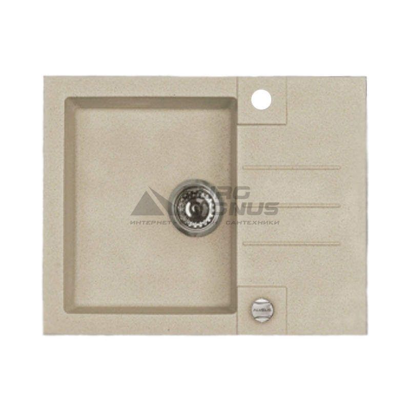ALVEUS Мойка врезная для кухни R&R Rock 30-G55 P-U оборотная beige (1090950)