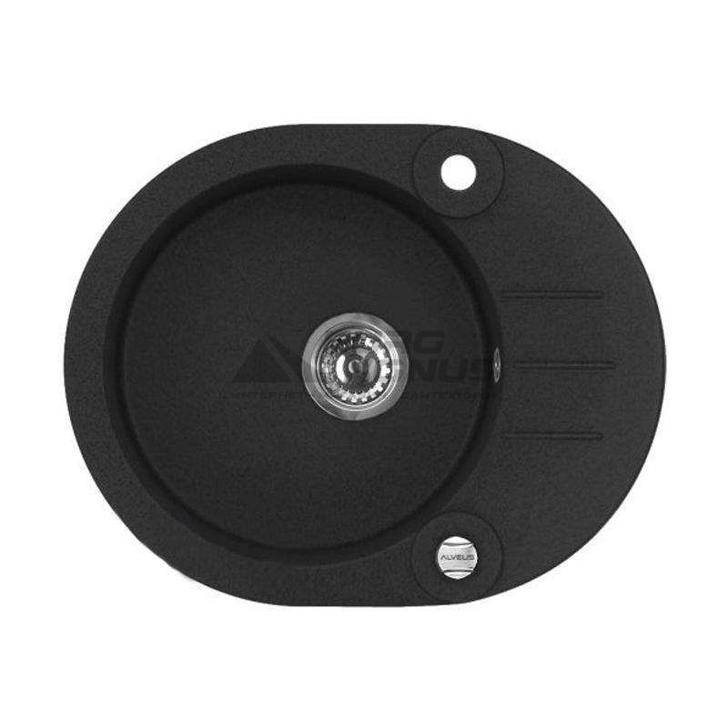ALVEUS Мойка врезная для кухни R&R Roll 40-G91 P-U оборотная carbon (1090974)