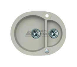 ALVEUS Мойка врезная для кухни R&R Roll 80-G22 P-U без крыла terra (1090976)