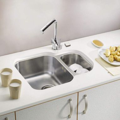 ALVEUS Мойка под столешницу для кухни Duo 70 без крыла полированная (1039363)
