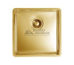 ALVEUS Мойка врезная для кухни MC Quadrix 30 без крыла матовая золото (1078578/1103319 AU)