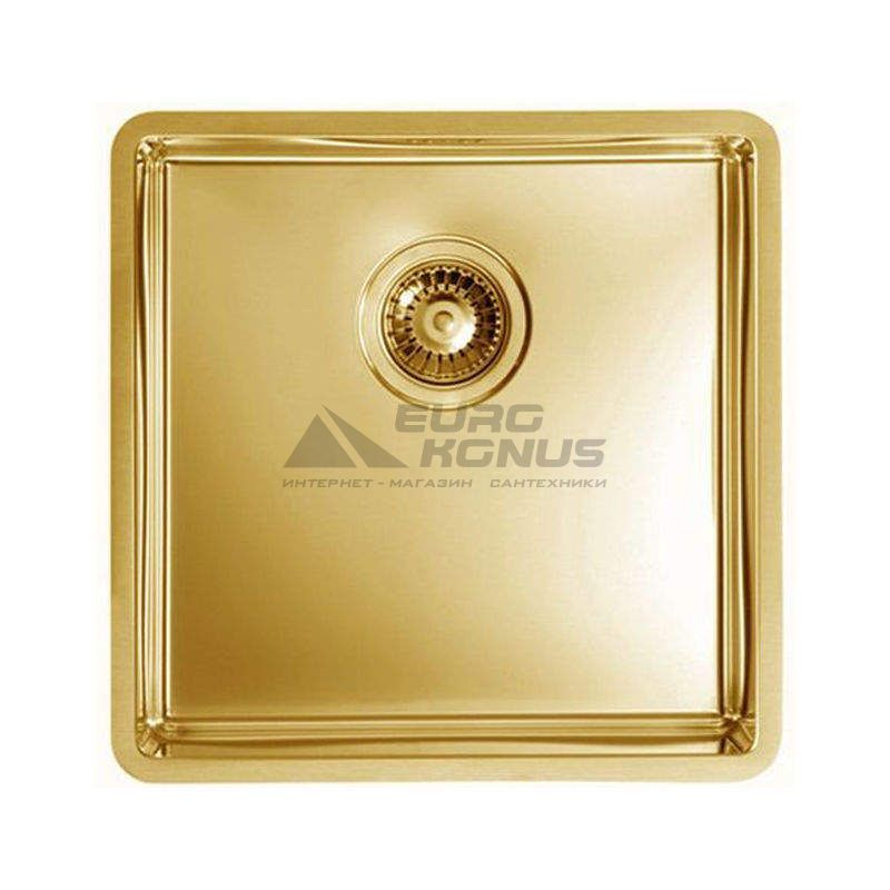 ALVEUS Мойка врезная для кухни MC Quadrix 30 без крыла матовая золото (1078578/1103319 AU)