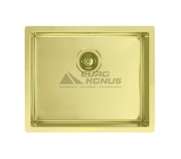 ALVEUS Мойка врезная для кухни MC Quadrix 50 без крыла матовая золото (1078580 AU)