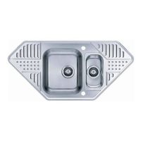 ALVEUS Мойка врезная для кухни Pixel 60L угловая полированная Corner (1085970 SAT)