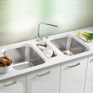 ALVEUS Мойка под столешницу для кухни Variant 90 без крыла полированная (1050642)