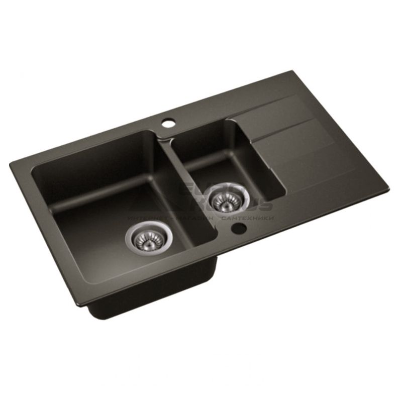 AXIS Мойка врезная для кухни оборотная Coast 80 ночное сияние 11A.BA000.99A.0021A