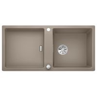 BLANCO Мойка врезная для кухни ADON XL 6 S оборотная серый беж (525346)